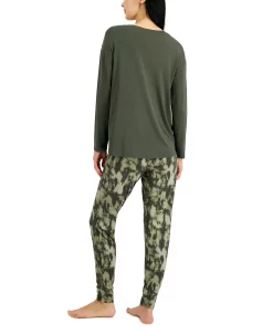 Alfani Women's Long-Sleeve Jersey Sleep Top, Created For Macy's -B.TEMPT’D Shop 21750972 fpx