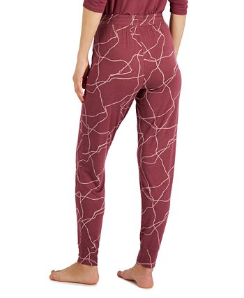 Women's Printed Sleep Jogger Pants, Created For Macy's Alfani Women's Printed Sleep Jogger Pants, Created For Macy's -B.TEMPT’D Shop