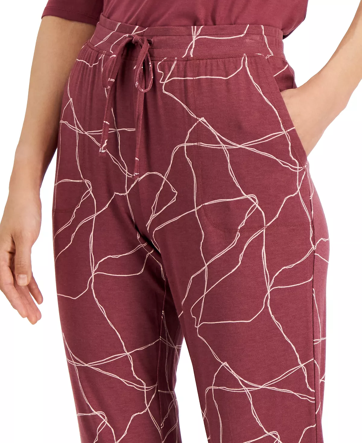 Women's Printed Sleep Jogger Pants, Created For Macy's Alfani Women's Printed Sleep Jogger Pants, Created For Macy's -B.TEMPT’D Shop