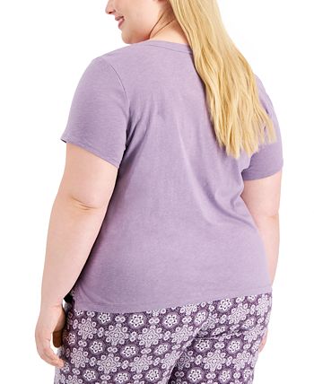 Plus Size Sleep T-Shirt, Created For Macy's Charter Club Plus Size Sleep T-Shirt, Created For Macy's -B.TEMPT’D Shop