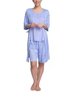 Hanes Women's 3-Piece Travel Pajama Set -B.TEMPT’D Shop 21852517 fpx