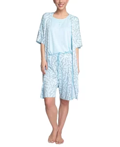 Hanes Women's 3-Piece Travel Pajama Set -B.TEMPT’D Shop 21852520 fpx