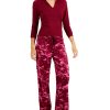 Jenni Women's Printed Wide-Leg Fleece Pajama Pants, Created For Macy's 1 Jenni Women's Printed Wide-Leg Fleece Pajama Pants, Created For Macy's -B.TEMPT’D Shop 21886822 fpx