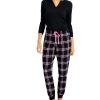 Jenni Split-Neck Pajama Top & Plaid Fleece Pajama Pants, Created For Macy's 1 Jenni Split-Neck Pajama Top & Plaid Fleece Pajama Pants, Created For Macy's -B.TEMPT’D Shop 21886862 fpx