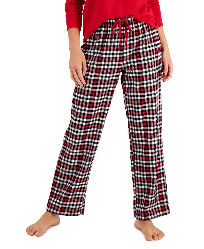 Women's Yarn Dyed Flannel Plaid Pajama Pants, Created For Macy's Charter Club Women's Yarn Dyed Flannel Plaid Pajama Pants, Created For Macy's -B.TEMPT’D Shop