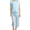 Muk Luks Women's Plus Size Short Sleeve & Capri Pant Pajama Set 2 Muk Luks Women's Plus Size Short Sleeve & Capri Pant Pajama Set -B.TEMPT’D Shop 21900383 fpx