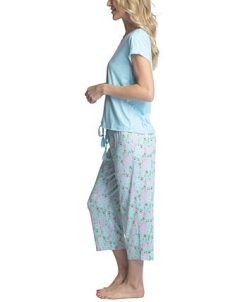 Muk Luks Women's Plus Size Short Sleeve & Capri Pant Pajama Set 4 Muk Luks Women's Plus Size Short Sleeve & Capri Pant Pajama Set -B.TEMPT’D Shop 21900386 fpx