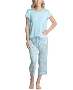 Muk Luks Women's Plus Size Short Sleeve & Capri Pant Pajama Set 5 Muk Luks Women's Plus Size Short Sleeve & Capri Pant Pajama Set -B.TEMPT’D Shop 21900387 fpx