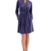 Alfani Women's Short Stretch Velour Wrap Robe, Created For Macy's -B.TEMPT’D Shop 21913779 fpx