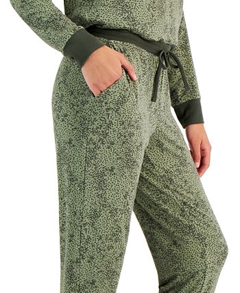 Women's Printed French Terry Jogger Pants, Created For Macy's Alfani Women's Printed French Terry Jogger Pants, Created For Macy's -B.TEMPT’D Shop