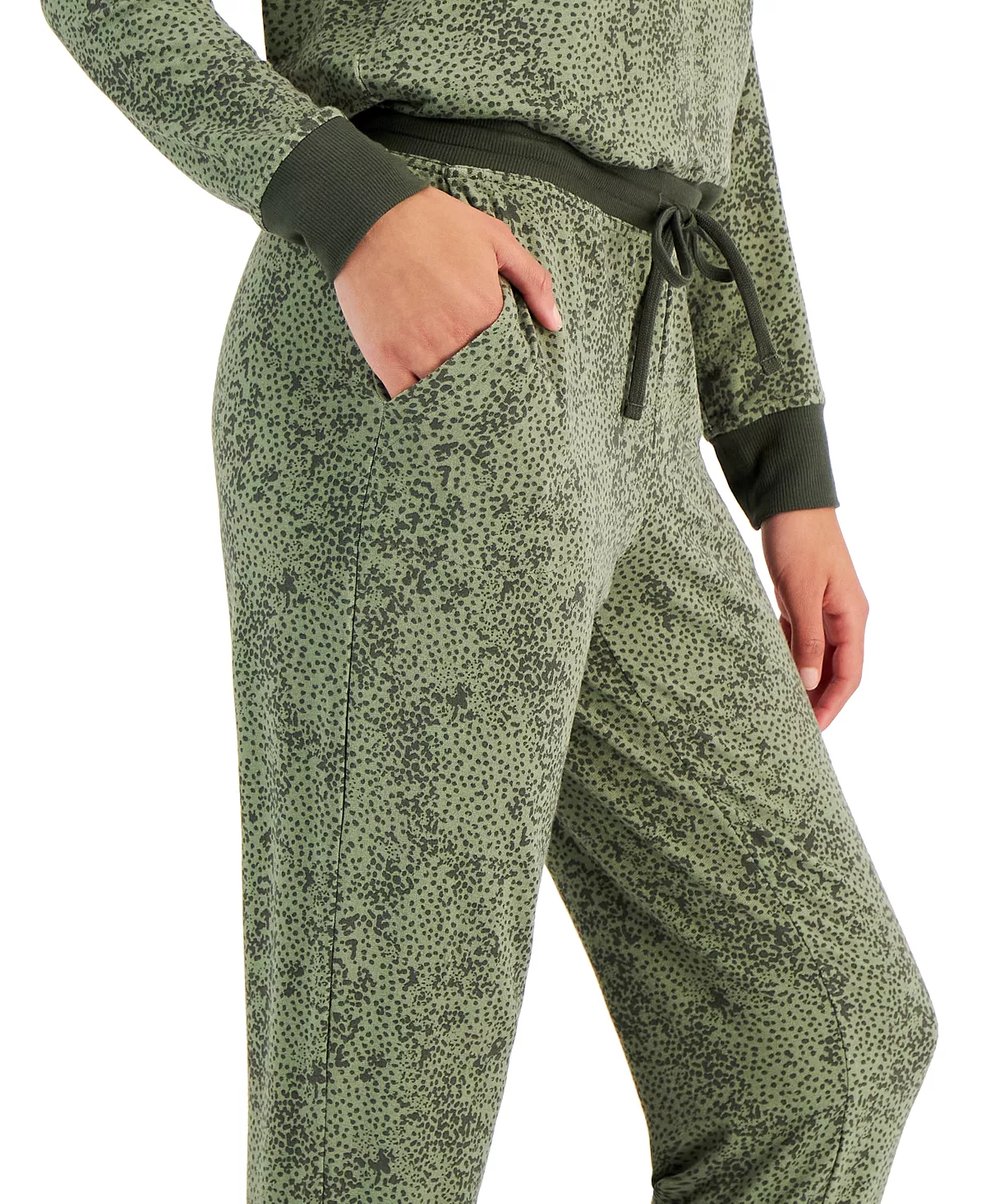Women's Printed French Terry Jogger Pants, Created For Macy's Alfani Women's Printed French Terry Jogger Pants, Created For Macy's -B.TEMPT’D Shop