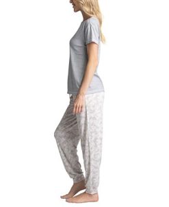 Muk Luks Plus Size Crewneck Top & Printed Jogger Pajama Pants Set -B.TEMPT’D Shop 21933418 fpx