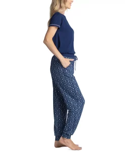 Muk Luks Plus Size Crewneck Top & Printed Jogger Pajama Pants Set -B.TEMPT’D Shop 21933419 fpx