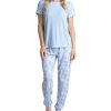 Muk Luks Women's Ribbed Crewneck & Printed Jogger Pajama Pants Set 2 Muk Luks Women's Ribbed Crewneck & Printed Jogger Pajama Pants Set -B.TEMPT’D Shop 21933430 fpx
