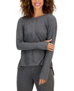 Jenni Women's Waffle Henley Sleep Top, Created For Macy's -B.TEMPT’D Shop 21969427 fpx