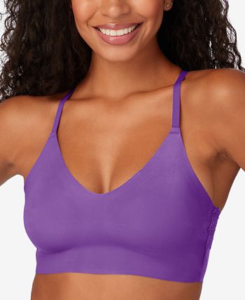 Pure Comfort® V-Neck Lace-Racerback Bralette DM7679 Maidenform Pure Comfort® V-Neck Lace-Racerback Bralette DM7679 -B.TEMPT’D Shop