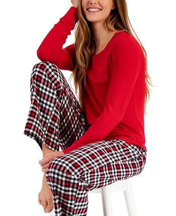 Women's Yarn Dyed Flannel Plaid Pajama Pants, Created For Macy's Charter Club Women's Yarn Dyed Flannel Plaid Pajama Pants, Created For Macy's -B.TEMPT’D Shop