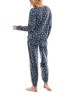 Roudelain Women's Cozy Luxe Floral Henley Pajama Set -B.TEMPT’D Shop 22091131 fpx