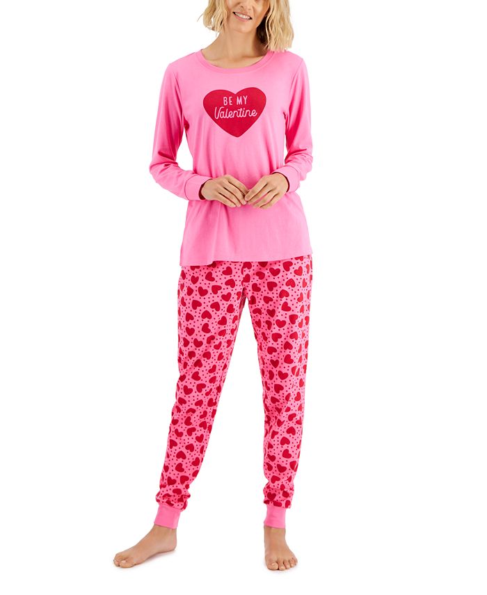 Women's Be My Valentine Mix It Pajama Set, Created For Macy's Family Pajamas Women's Be My Valentine Mix It Pajama Set, Created For Macy's -B.TEMPT’D Shop