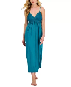 INC International Concepts Knit Lace Cup Long Nightgown Lingerie, Created For Macy's -B.TEMPT’D Shop 22130279 fpx