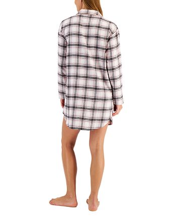 otton Plaid Flannel Nightshirt, Created For Macy's Charter Club Otton Plaid Flannel Nightshirt, Created For Macy's -B.TEMPT’D Shop