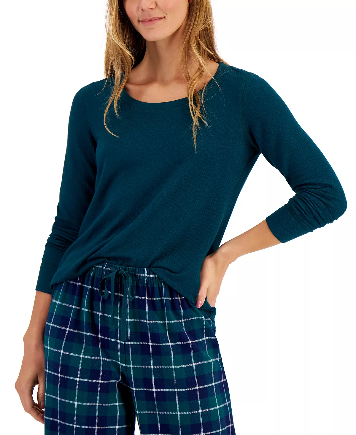 Women's Solid Scoop Neck Sleep Top, Created For Macy's Charter Club Women's Solid Scoop Neck Sleep Top, Created For Macy's -B.TEMPT’D Shop