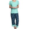 Hanes Plus Size Short Sleeve T-Shirt & Cropped Pants Pajama Set 1 Hanes Plus Size Short Sleeve T-Shirt & Cropped Pants Pajama Set -B.TEMPT’D Shop 22160334 fpx