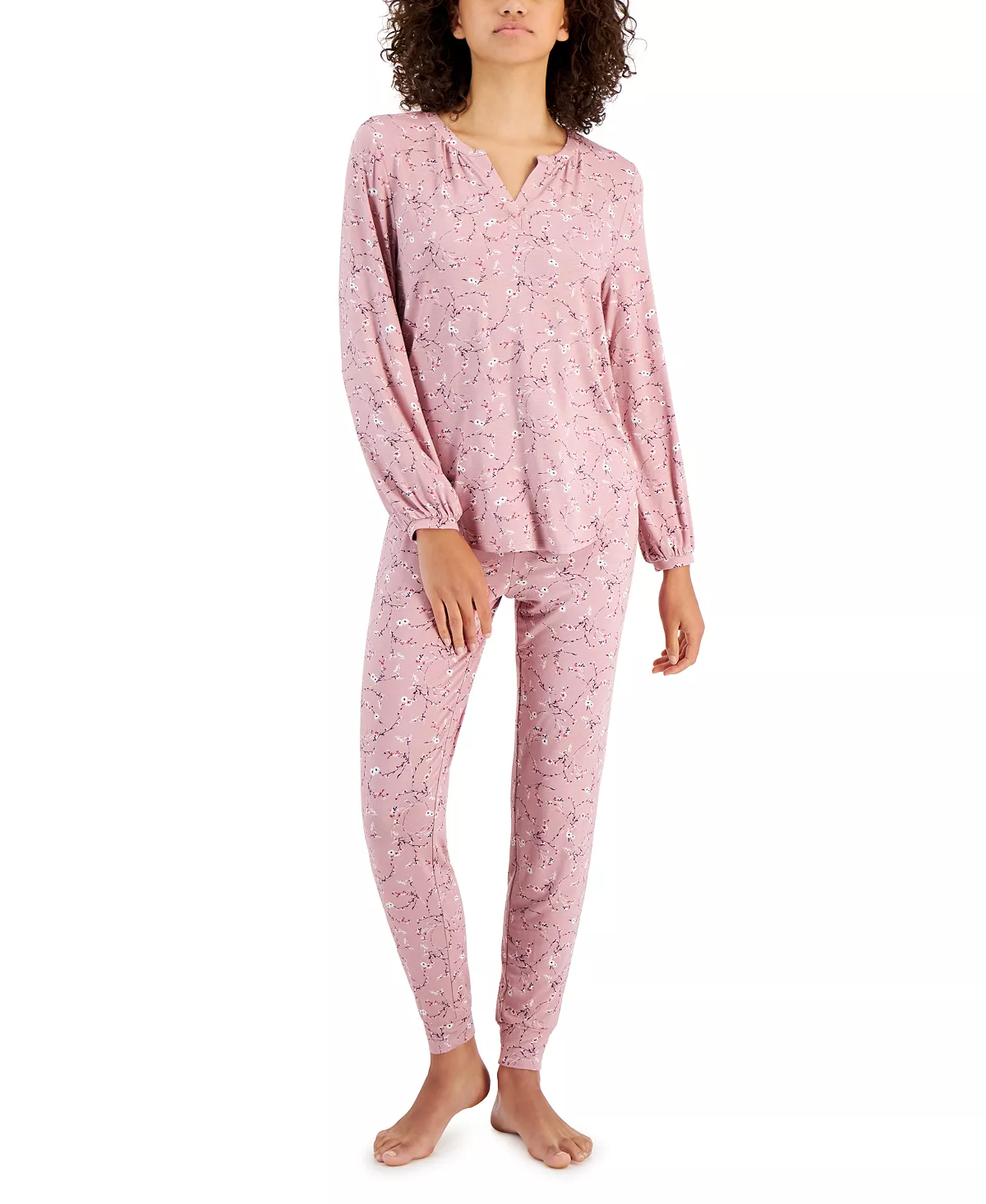 Women's Modern Essentials Long Sleeve Pajama Set, Created For Macy's Charter Club Women's Modern Essentials Long Sleeve Pajama Set, Created For Macy's -B.TEMPT’D Shop