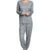 Hanes Women's Relaxed Butter-Knit Henley Pajama Set 1 Hanes Women's Relaxed Butter-Knit Henley Pajama Set -B.TEMPT’D Shop 22171146 fpx