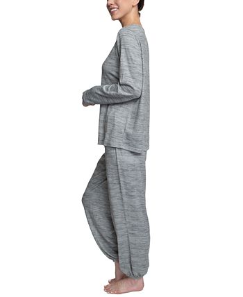 Women's Relaxed Butter-Knit Henley Pajama Set Hanes Women's Relaxed Butter-Knit Henley Pajama Set -B.TEMPT’D Shop