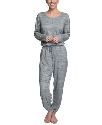 Women's Relaxed Butter-Knit Henley Pajama Set Hanes Women's Relaxed Butter-Knit Henley Pajama Set -B.TEMPT’D Shop