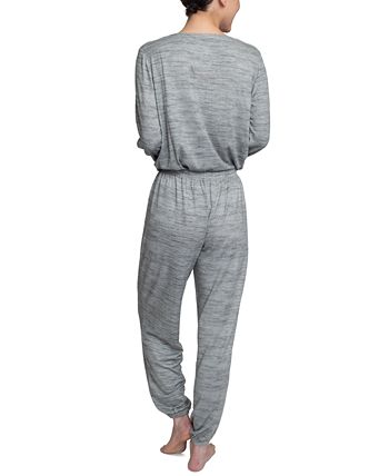 Women's Relaxed Butter-Knit Henley Pajama Set Hanes Women's Relaxed Butter-Knit Henley Pajama Set -B.TEMPT’D Shop