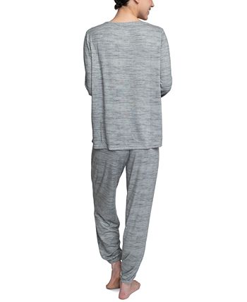 Plus Size Relaxed Butter-Knit Henley Pajama Set Hanes Plus Size Relaxed Butter-Knit Henley Pajama Set -B.TEMPT’D Shop