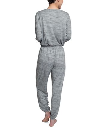 Plus Size Relaxed Butter-Knit Henley Pajama Set Hanes Plus Size Relaxed Butter-Knit Henley Pajama Set -B.TEMPT’D Shop