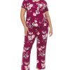 Flora By Flora Nikrooz Plus Size Floral-Print Pajama Set -B.TEMPT’D Shop 22223387 fpx