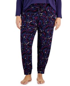 Alfani Plus Size Printed Jogger Pajama Pants, Created For Macy's -B.TEMPT’D Shop 22292196 fpx