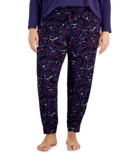 Alfani Plus Size Printed Jogger Pajama Pants, Created For Macy's -B.TEMPT’D Shop 22292196 fpx