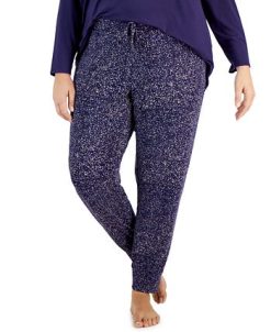 Alfani Plus Size Animal-Print Jogger Pajama Pants, Created For Macy's -B.TEMPT’D Shop 22292198 fpx