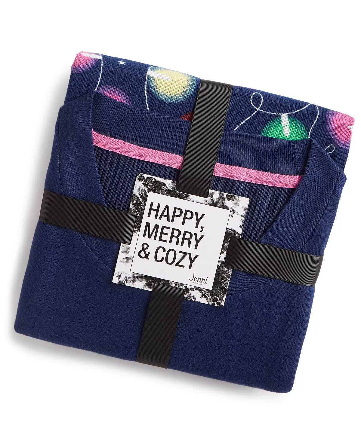 Women's Long Sleeve Mix It Packaged Pajama Set, Created For Macy's Jenni Women's Long Sleeve Mix It Packaged Pajama Set, Created For Macy's -B.TEMPT’D Shop