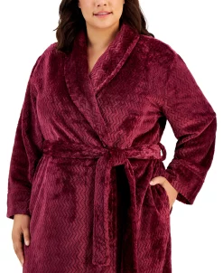 Charter Club Plus Size Plush Zig Zag Wrap Robe, Created For Macy's 5 Charter Club Plus Size Plush Zig Zag Wrap Robe, Created For Macy's -B.TEMPT’D Shop 22394068 fpx