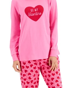 Family Pajamas Women's Be My Valentine Mix It Pajama Set, Created For Macy's 5 Family Pajamas Women's Be My Valentine Mix It Pajama Set, Created For Macy's -B.TEMPT’D Shop 22410689 fpx