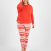 Jenni Plus Size Long Sleeve Mix It Packaged Pajama Set, Created For Macy's -B.TEMPT’D Shop 22501173 fpx