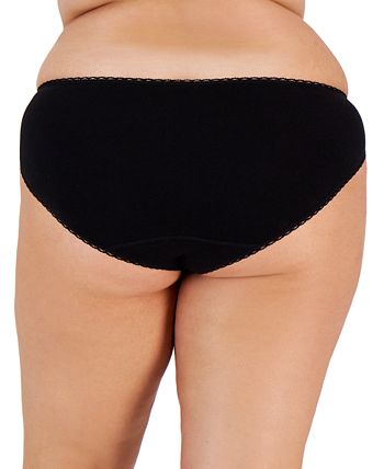 Plus Size Pretty Cotton Bikini Underwear, Created For Macy's Charter Club Plus Size Pretty Cotton Bikini Underwear, Created For Macy's -B.TEMPT’D Shop