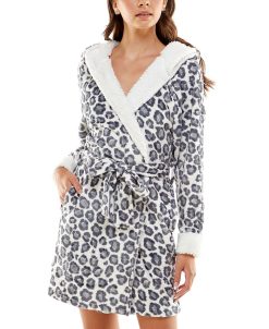 Roudelain Women's Deluxe Touch Hooded Fleece-Lined Robe 5 Roudelain Women's Deluxe Touch Hooded Fleece-Lined Robe -B.TEMPT’D Shop 22561927 fpx