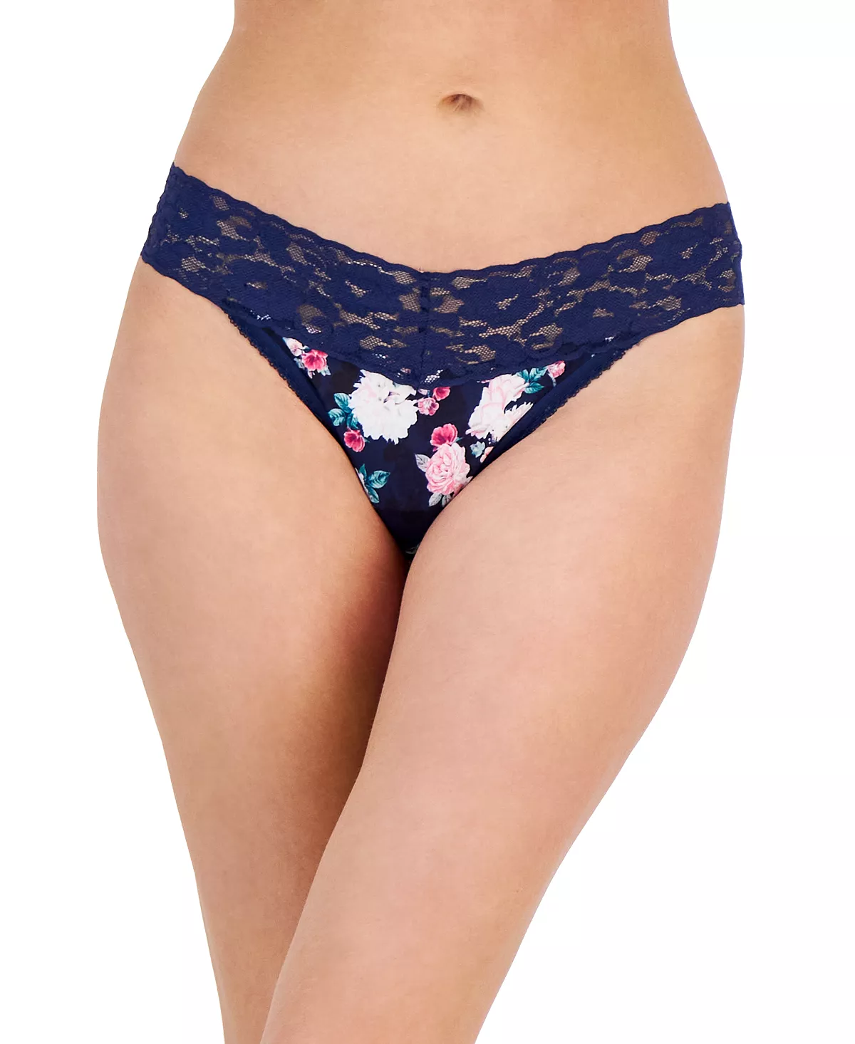 Women's Lace-Trim Thong Underwear, Created For Macy's INC International Concepts Women's Lace-Trim Thong Underwear, Created For Macy's -B.TEMPT’D Shop