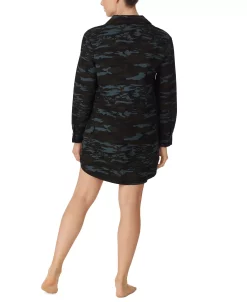 Sanctuary Women's Printed Long-Sleeve Flannel Sleepshirt -B.TEMPT’D Shop 22676133 fpx