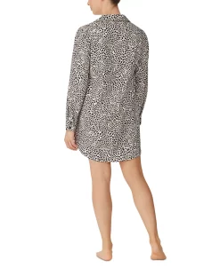 Sanctuary Women's Printed Long-Sleeve Flannel Sleepshirt -B.TEMPT’D Shop 22676136 fpx