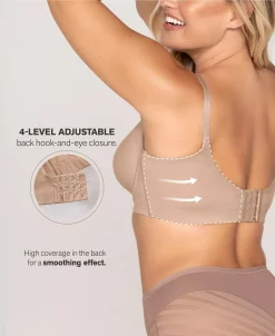 Leonisa Women's Back Smoothing Bra With Soft Full Coverage Cups -B.TEMPT’D Shop 22729206 fpx