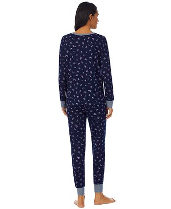 Women's Long Sleeve And Pants Pajama Set Lauren Ralph Lauren Women's Long Sleeve And Pants Pajama Set -B.TEMPT’D Shop