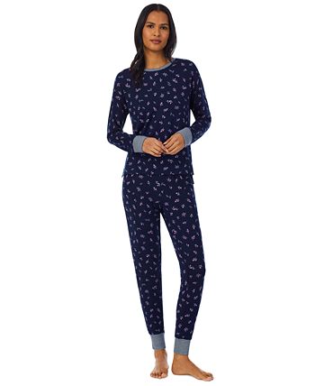 Women's Long Sleeve And Pants Pajama Set Lauren Ralph Lauren Women's Long Sleeve And Pants Pajama Set -B.TEMPT’D Shop
